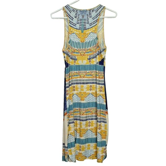 Hale Bob Dress Womens Size Small Sleeveless Multi-Color Racerback Boho Festival - Picture 2 of 4